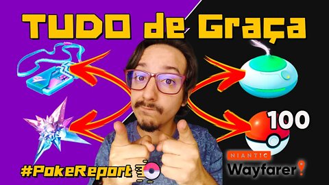 ITENS DE GRAÇA!!! NÃO PERCA TEMPO! Desafio Wayfarer Brasil! Pokémon GO!!!