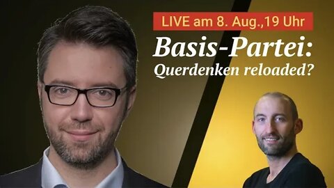 "Basis-Partei: Querdenken reloaded?", Parteisprecher David Siber