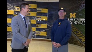 One-on-one with Jim Harbaugh: Michigan not looking ahead because 'we really haven't done anything yet'