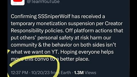 my reaction to this tweet from youtube