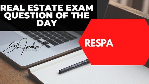 Daily real estate exam practice question -- RESPA