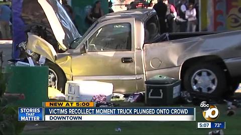 Victims recollect moment truck plunged onto crowd