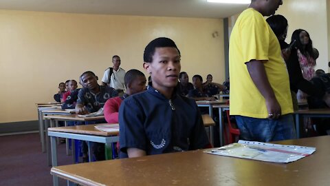 SOUTH AFRICA - Durban - Westville Usethubeni youth school matric English paper (Video) (6Tr)