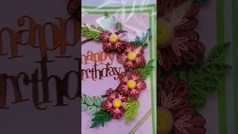 Paper Quilling Cards#shorts #youtubeshorts #viral #Art n' Crafts#trending@chcreation moratuwa