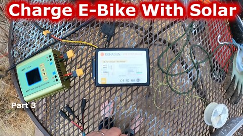 How To Charge Electric Bike with Solar? Part 3 | Genasun VS MPT-7210A
