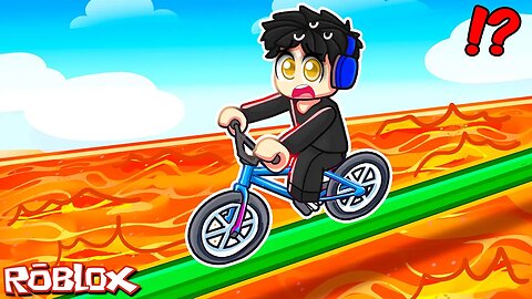 Roblox Obby but you're on a Bike!