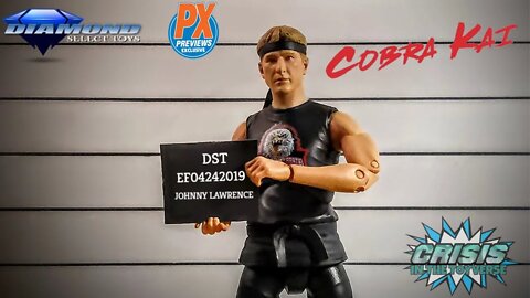Diamond Select Toys Cobra Kai Select PX Previews Exclusive Eagle Fang Johnny Lawrence Figure Review