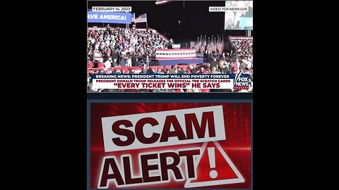 ⚠️SCAM ALERT ⚠️ - Trump TRB Lottery - another Paytriots scam