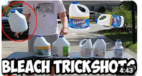 Bleach Bottle Flips (COP CALLED)