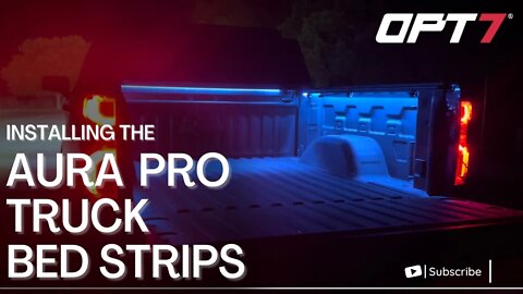 Installing the AURA Pro Truck Bed Strips from OPT7