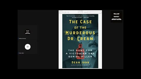 Author Dean Jobb discusses his new book The Case of the Murderous Dr. Cream...