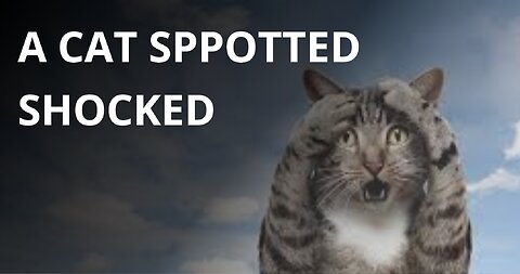Shocked Cat Sppotted😱 !!!