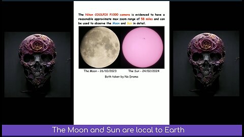 The Moon and Sun are local to Earth - 06.04.24