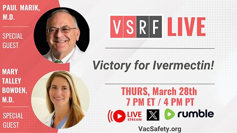 VSRF Live #120: Victory for Ivermectin!