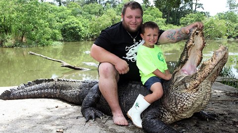 The Five-year-old Alligator Wrangler