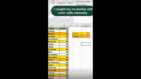 Sum by color in excel