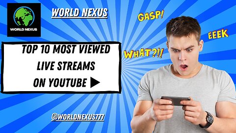 Top 10 Most Viewed Live Streams on Youtube | Live Streams YouTube #youtube #live #livestreaming