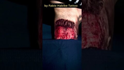 Stunning Tattoo by Fabio Habibe Tattoo #shorts #tattoos #inked #youtubeshorts