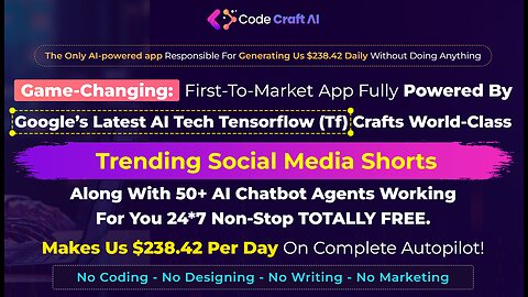 Code Craft AI Review | Crafts Trending social media shorts/Posts