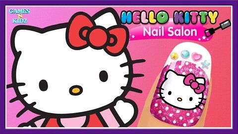 Hello Kitty Nail Salon - kids App 👶 No Copyright Videos👶 #nailsalon #kidsgames #kidsgamevideo Clip 8