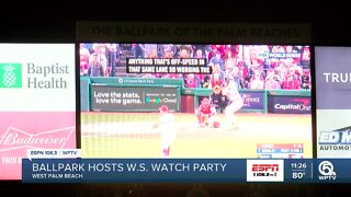 Ballpark of the Palm Beaches hosts watch party