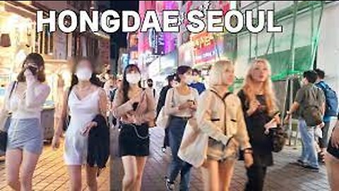 Come back REAL TIME Live Walking Tour Seoul KOREA ❤️‍🔥 Hongdae, Seoul Night Walk | hot spot in seoul