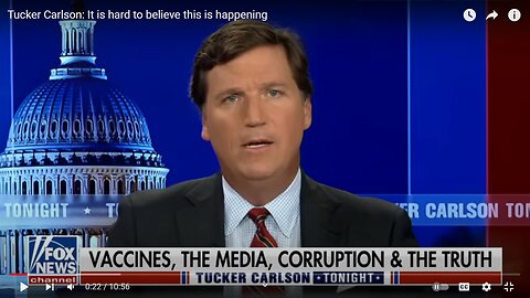 Tucker FIRED! 2 Days after he CALLED out Big Pharma CORRUPTION and CRIMES Against HUMANITY!