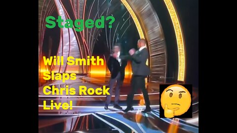 Will Smith SLAPS Chris Rock on stage at Oscars! Staged for views or legit, and justified rage!?