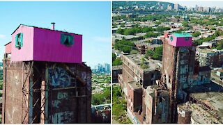 This Is What Montreal’s Creepy Abandoned Pink House Looks Like Up Close