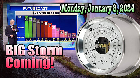 6 PM Weather - Monday, January 8, 2024