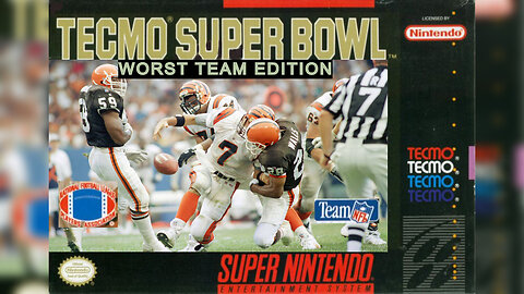 Tecmo Super Bowl - Houston Oilers @ Cincinnati Bengals (Week 6, 1992)