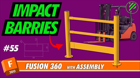 #55 Impact Barriers with assembly | Fusion 360 | Pistacchio Graphic