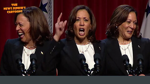Kamala Cackling Show: a bunch of lies about lowering costs for seniors, Republicans banning history books, students being taught that enslaved people benefited from slavery...