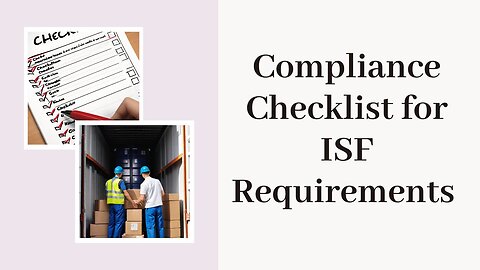 Understanding ISF Requirements for Consolidated Shipments