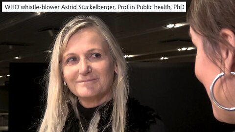 Astrid Stuckelberger, Prof in Public health, PhD, interviewed in Stockholm at doctors conference