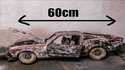 Restoration Big Model Shelby GT500 Eleanor - Restoration Abanadoned Car 1/8