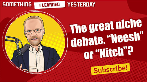 189: The great niche debate. Is it "neesh" or "nitch"?
