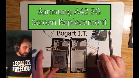 Samsung Galaxy A42 5G in for a Screen Repair 📱 - Bogart IT