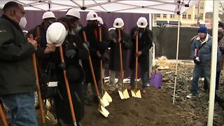 Five Points leaders break ground on affordable housing project