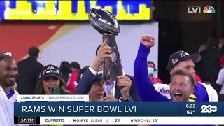 Rams win Super Bowl LVI, defeat Cincinnati Bengals 23-20