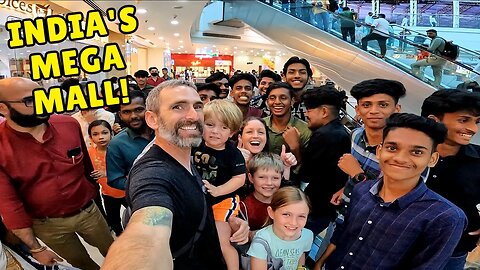 FOREIGNERS visit a MODERN INDIAN MALL 🇮🇳 | LULU MALL in KOCHI, KERALA