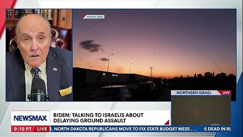 BIDEN: talking to Israelis about delaying ground assault