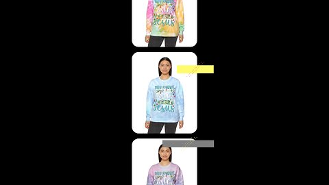 Stylish Unisex Tie-Dye Sweatshirt: Perfect Blend of Comfort and Fashion Easter Sunday special