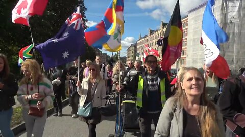 World Wide Freedom Rally Copenhagen - March front to back