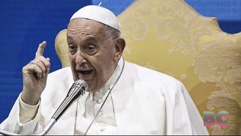 Pope takes aim at guns and condoms at pro-birth conference