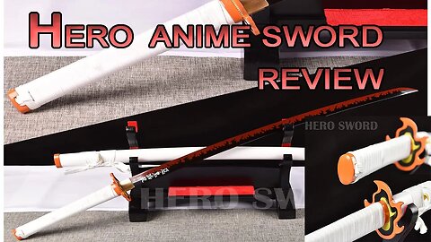 Anime Hero Sword Unboxing and Review