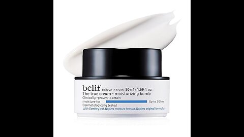 Belif's The True Cream Moisturizing Bomb
