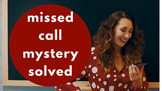 Solving the mystery of a missed call - REAL LIFE conversation in SPANISH