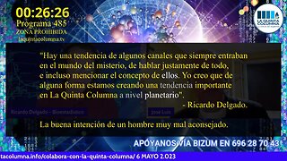 "estamos creando una tendencia importante en La Quinta Columna a nivel planetario." -RicardoDelgado