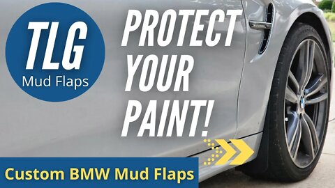 PROTECT YOUR PAINT! TOMMY L GARAGE CUSTOM BMW MUD FLAPS